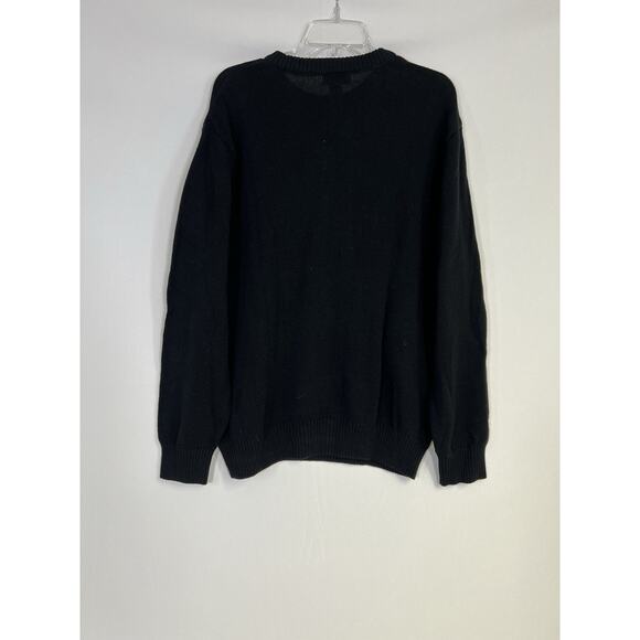 Men’s Fair Isle Nordic Cotton Pullover Sweater Holiday Bears Docker’s Sz XL - Picture 9 of 12